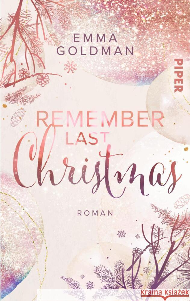 Remember Last Christmas Goldman, Emma 9783492505734 Piper Gefühlvoll - książka