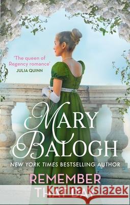 Remember That Day Mary Balogh 9780349442877 Little, Brown Book Group - książka