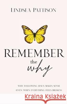 Remember the Why: Why Following Jesus makes Sense (even when everything else feels broken) Lindsea Pattison 9781955043427 Illlumify Media - książka