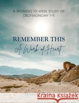 Remember This A Work of Heart Monica J. Butler 9780899001326 College Press Publishing Company - książka