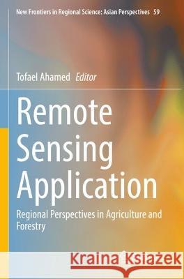 Remote Sensing Application  9789811902154 Springer Nature Singapore - książka