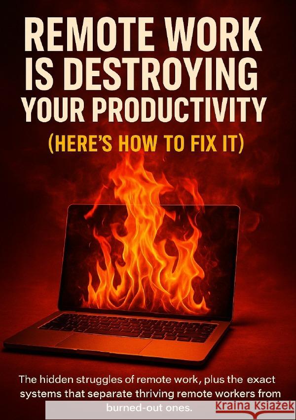 Remote Work Is Destroying Your Productivity (Here's How to Fix It) Hayes, Charlotte 9783565119448 epubli - książka