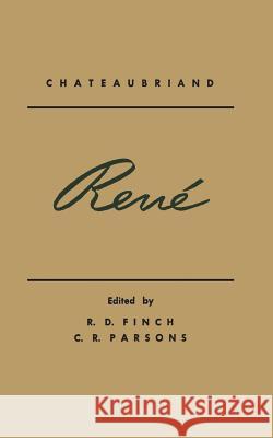 René de Chateaubriand, François-René 9781442639072 University of Toronto Press, Scholarly Publis - książka