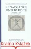 Renaissance und Barock Cramer, Thomas Klemm, Christian Boehm, Gottfried 9783618670100 Deutscher Klassiker Verlag