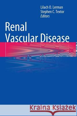 Renal Vascular Disease Lilach O. Lerman Stephen C. Textor 9781447128090 Springer - książka