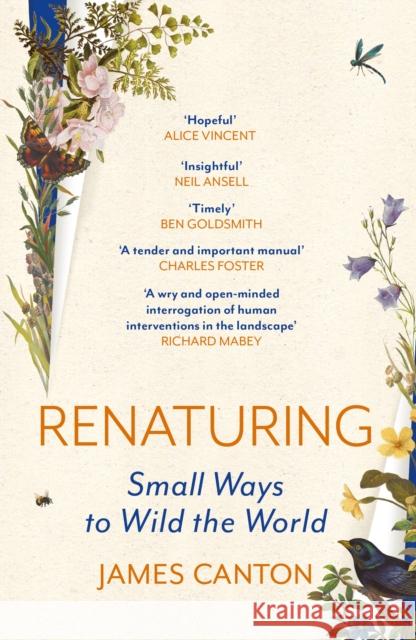 Renaturing: Small Ways to Wild the World James Canton 9781837261116 Canongate Books - książka