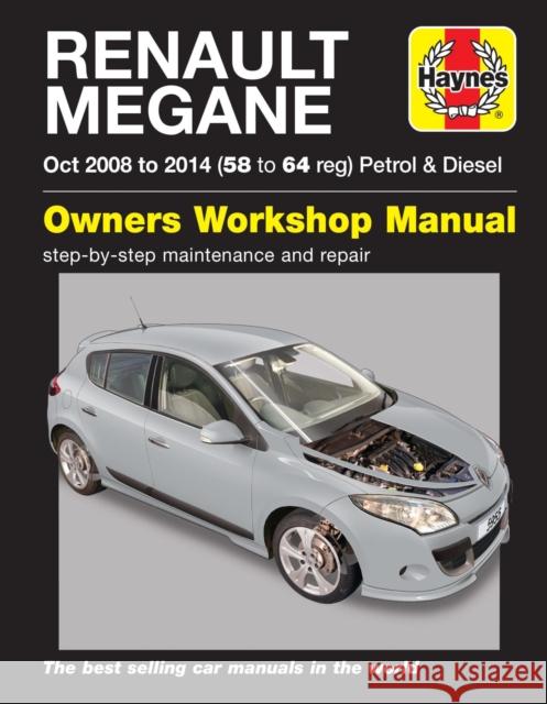 Renault Megane (Oct '08-'14) 58 To 64 Mark Storey 9780857339553 HAYNES MANUALS - książka