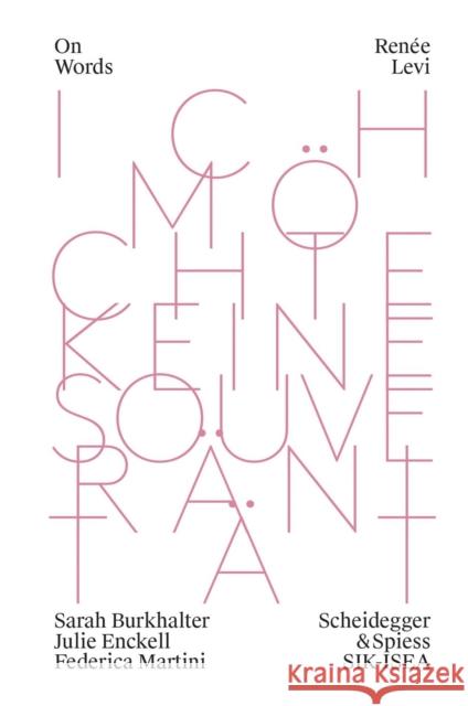 Renee Levi: Everyone draws a line  9783039422159 Scheidegger und Spiess AG, Verlag - książka