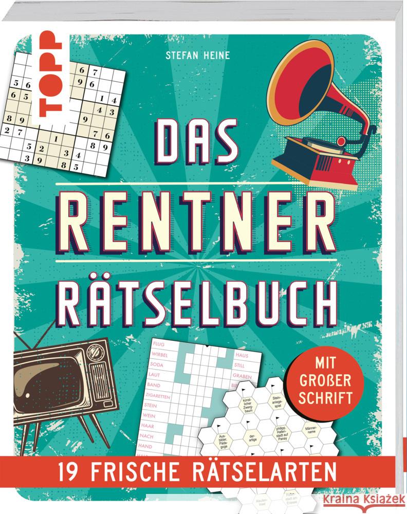 Rentner-Rätselbuch »Old but Gold« Heine, Stefan 9783735852359 Frech - książka