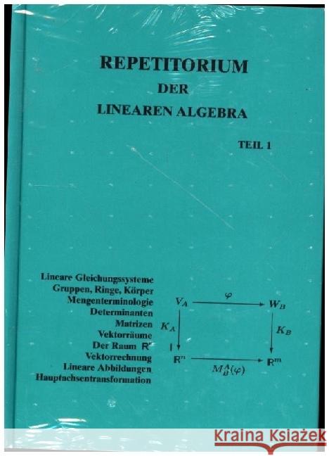 Repetitorium der Linearen Algebra, Teil 1 Wille, Detlef 9783446476639 Hanser Fachbuchverlag - książka