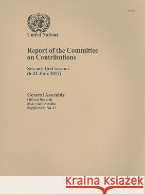Report of the Committee on Contributions Supplement No. 11 United Nations 9789218202307 United Nations - książka