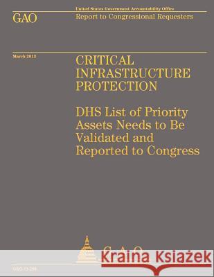 Report to Congressional Requesters: Critical Infrastructure Protection U. S. Government Accountability Office 9781503166172 Createspace - książka