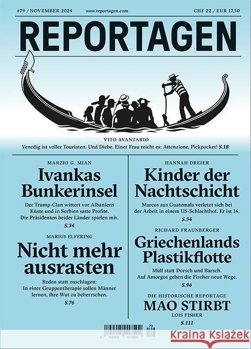 Reportagen #79 Mian, Marzio G., Dreier, Hannah, Avantario, Vito 9783906024783 Puntas Reportagen - książka