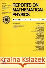 Reports on Mathematical Physics 89/3 praca zbiorowa 5902490427594 Wydawnictwo Naukowe PWN - książka