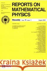 Reports on Mathematical Physics 90/1 praca zbiorowa 5902490427686 Wydawnictwo Naukowe PWN - książka