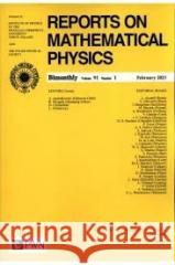Reports on Mathematical Physics 91/1 praca zbiorowa 5902490427549 Wydawnictwo Naukowe PWN - książka
