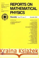 Reports on Mathematical Physics 92/3 praca zbiorowa 5902490427570 Wydawnictwo Naukowe PWN - książka
