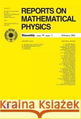 Reports on Mathematical Physics 93/1 praca zbiorowa 5902490427655 Wydawnictwo Naukowe PWN - książka