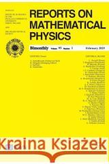 Reports on Mathematical Physics 95/1 praca zbiorowa 5902490427662 Wydawnictwo Naukowe PWN - książka