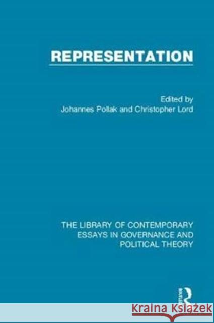 Representation Johannes Pollak Christopher Lord 9781472431127 Routledge - książka