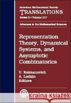 Representation Theory, Dynamical Systems, and Asymptotic Combinatorics  9780821842089 American Mathematical Society - książka