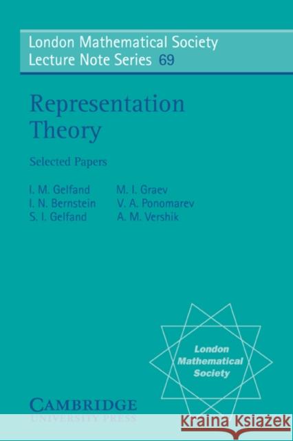 Representation Theory: Selected Papers Gelfand, I. M. 9780521289818 Cambridge University Press - książka