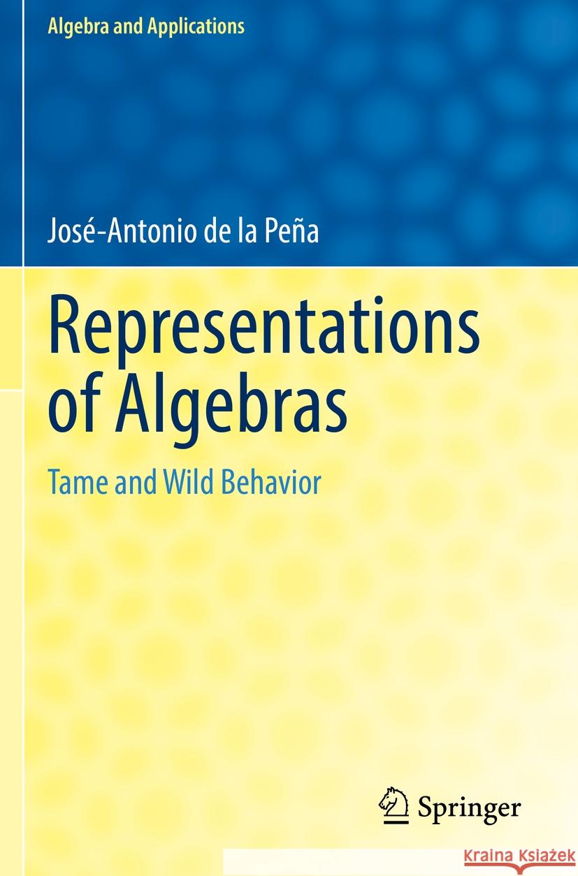 Representations of Algebras de la Peña, José-Antonio 9783031122903 Springer International Publishing - książka