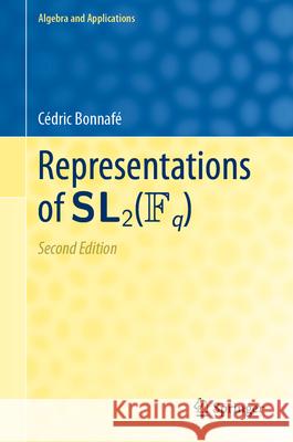 Representations of Sl2(fq) C?dric Bonnaf? 9783032145741 Springer - książka