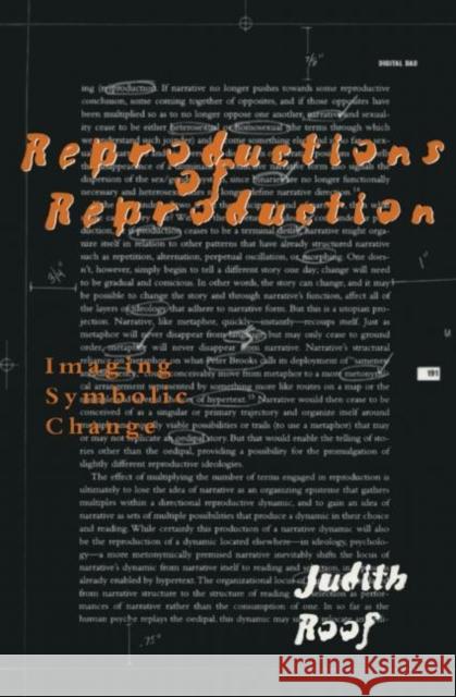 Reproductions of Reproduction Judith Roof 9780415912433 Routledge - książka