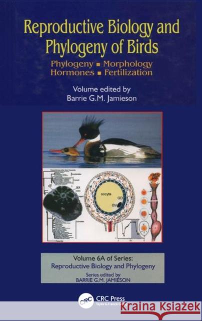 Reproductive Biology and Phylogeny of Birds, Part a: Phylogeny, Morphology, Hormones and Fertilization Barrie G. M. Jamieson 9781578083862 Science Publishers - książka