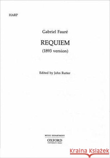 Requiem (1893 version)  9780193360983 Oxford University Press - książka