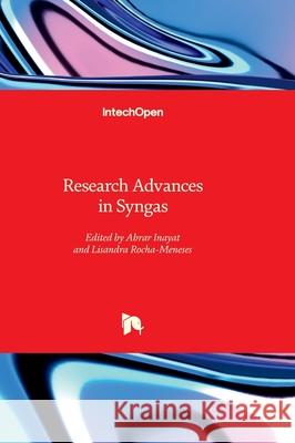 Research Advances in Syngas Lisandra Rocha-Meneses Abrar Inayat 9781837696826 Intechopen - książka