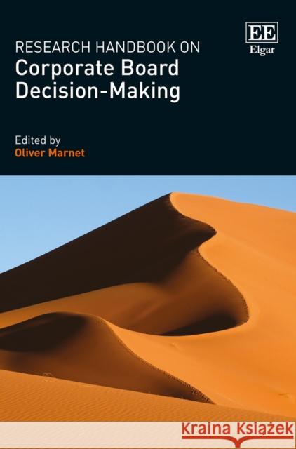 Research Handbook on Corporate Board Decision-Making  9781800377172 Edward Elgar Publishing Ltd - książka