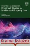 Research Handbook on Empirical Studies in Intellectual Property Law  9781802206203 Edward Elgar Publishing Ltd