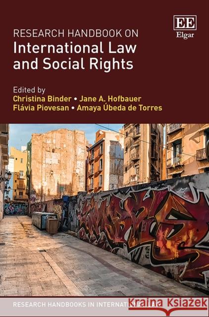 Research Handbook on International Law and Social Rights Christina Binder, Jane A. Hofbauer, Flávia Piovesan 9781788972123  - książka