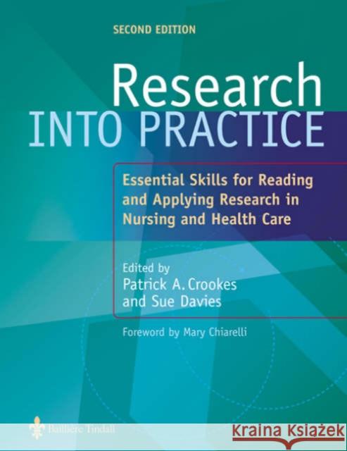 Research into Practice Patrick Crookes 9780702026867  - książka
