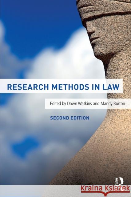 Research Methods in Law Dawn Watkins Mandy Burton 9781138230194 Routledge - książka