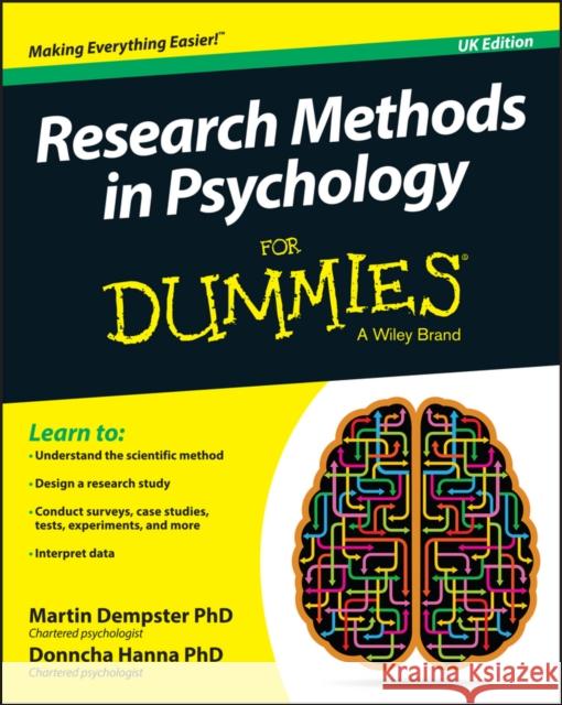 Research Methods in Psychology For Dummies Dempster, Martin 9781119035084 John Wiley & Sons Inc - książka