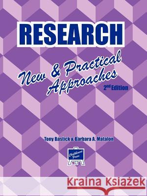 Research: New & Practical Approaches Bastick, Tony 9789766320393 Chalkboard Press - książka