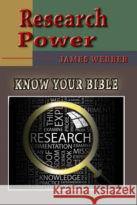 Research Power James R. Webber 9781545054253 Createspace Independent Publishing Platform - książka