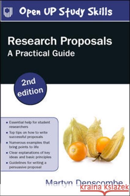 Research Proposals 2e Martyn Denscombe 9780335248292 Open University Press - książka