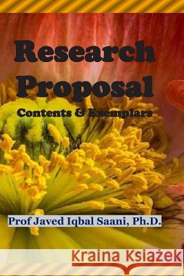 Research Proposals: Contents & Exemplars Dr Javed Iqba 9781537298467 Createspace Independent Publishing Platform - książka