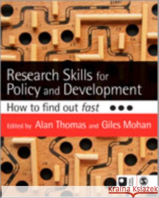 Research Skills for Policy and Development: How to Find Out Fast Thomas, Alan 9781412945639 Sage Publications - książka