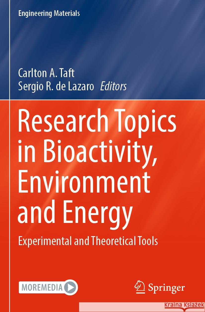 Research Topics in Bioactivity, Environment and Energy  9783031076244 Springer International Publishing - książka