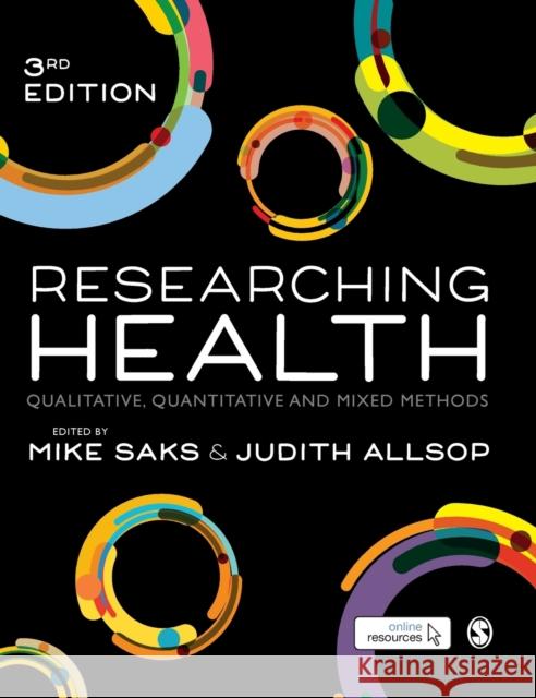 Researching Health Saks, Mike 9781526424280 Sage Publications Ltd - książka