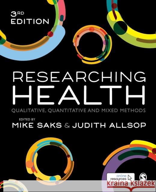 Researching Health Saks, Mike 9781526424297 Sage Publications Ltd - książka