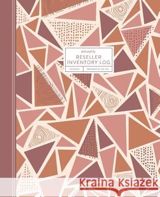 Reseller Inventory Log: Product Listing Notebook For Online Clothing Resellers on Poshmark, eBay, Mercari & More, Abstract Geometric (Pink), 7 Wild Simplicity Pape 9781072478010 Independently Published - książka