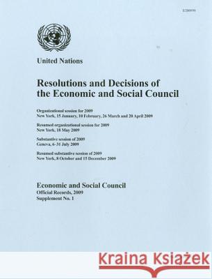 Resolutions and Decisions of the Economic and Social Council United Nations 9789218802019 United Nations - książka