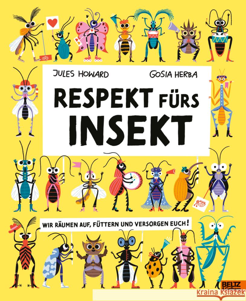 Respekt fürs Insekt Howard, Jules 9783407759504 Beltz - książka