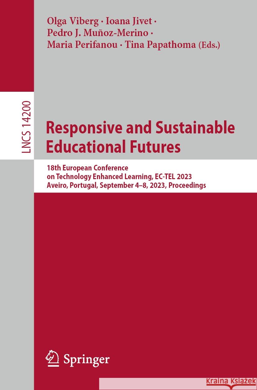 Responsive and Sustainable Educational Futures  9783031426810 Springer Nature Switzerland - książka